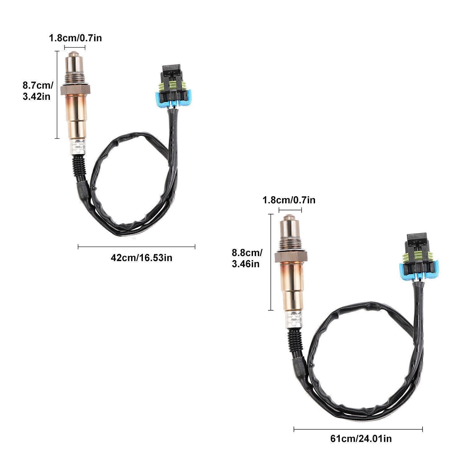 4x Oxygen O2Sensor Set For Buick LaCrosse Chevy Equinox Cadillac SRX GMC Terrain