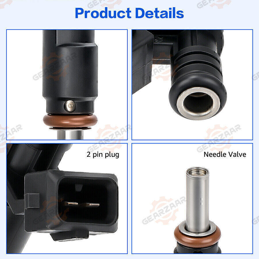 6pc Fuel Injectors 7531634 For BMW 328i 330i 525i 528i 530i X3 X5 Z4 13537531634
