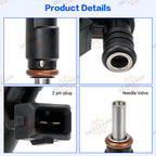 6pc Fuel Injectors 7531634 For BMW 328i 330i 525i 528i 530i X3 X5 Z4 13537531634