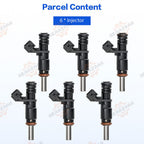 6pc Fuel Injectors 7531634 For BMW 328i 330i 525i 528i 530i X3 X5 Z4 13537531634
