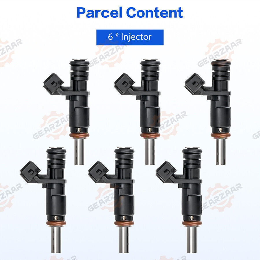 6pc Fuel Injectors 7531634 For BMW 328i 330i 525i 528i 530i X3 X5 Z4 13537531634