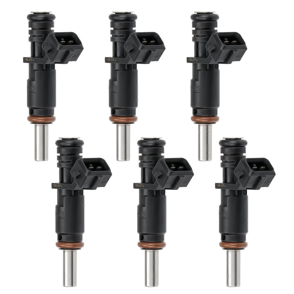 6pc Fuel Injectors 7531634 For BMW 328i 330i 525i 528i 530i X3 X5 Z4 13537531634