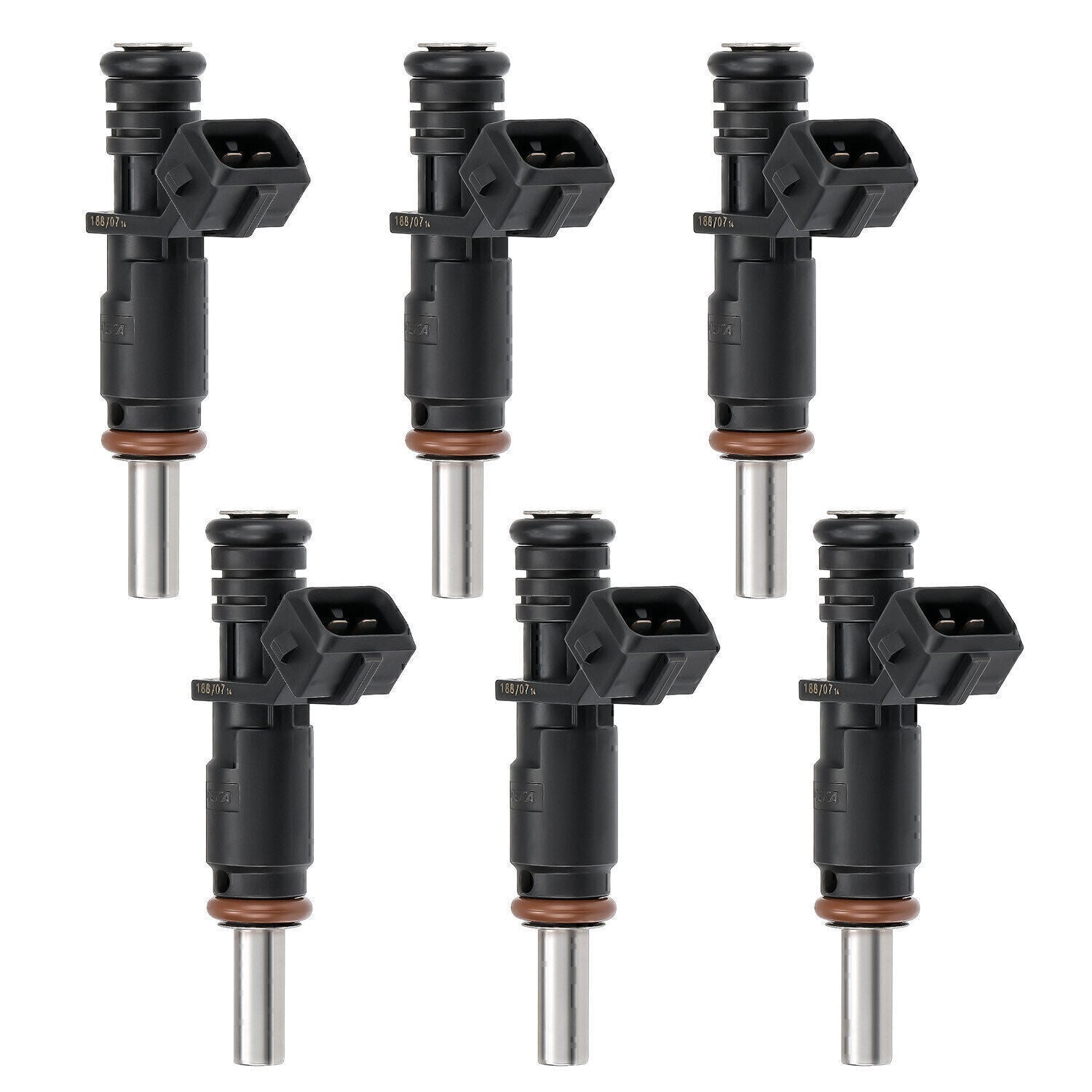 6pc Fuel Injectors 7531634 For BMW 328i 330i 525i 528i 530i X3 X5 Z4 13537531634
