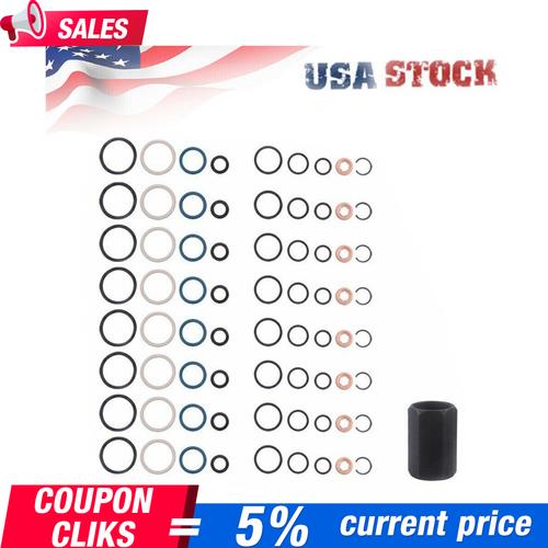 Oil Rail Leak Repair Kit Orings Tool Injector Seal Kit For Ford Powerstroke 6.0