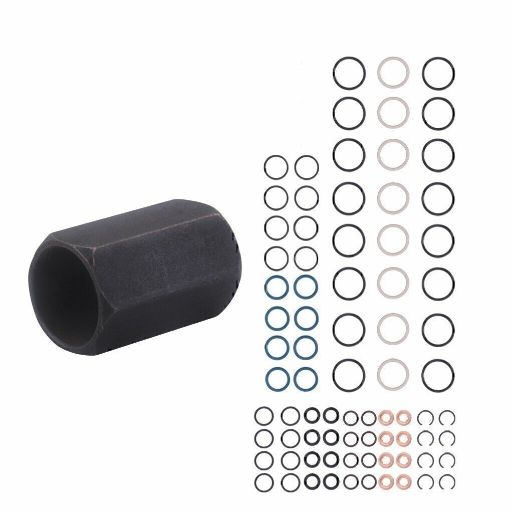 Oil Rail Leak Repair Kit Orings Tool Injector Seal Kit For Ford Powerstroke 6.0