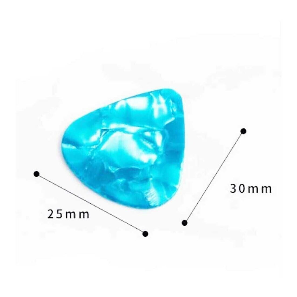 100pc Guitar Picks Celluloid Thin Acoustic Electric Plectrums Colorful 0.46MM US