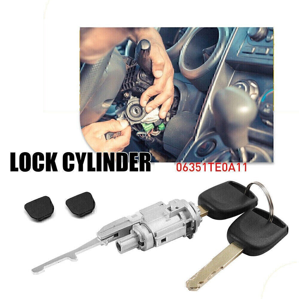 Ignition Switch Cylinder Lock Fits For Honda & Acura Fit 2002 - 13 2014 W/ 2Keys