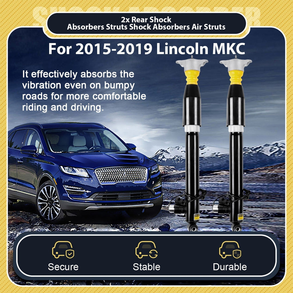 Pair Rear Shock Absorbers Struts For 2015-19 Lincoln MKC EJ7Z18125G Electronic