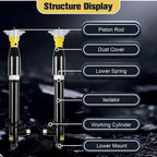 Pair Rear Shock Absorbers Struts For 2015-19 Lincoln MKC EJ7Z18125G Electronic