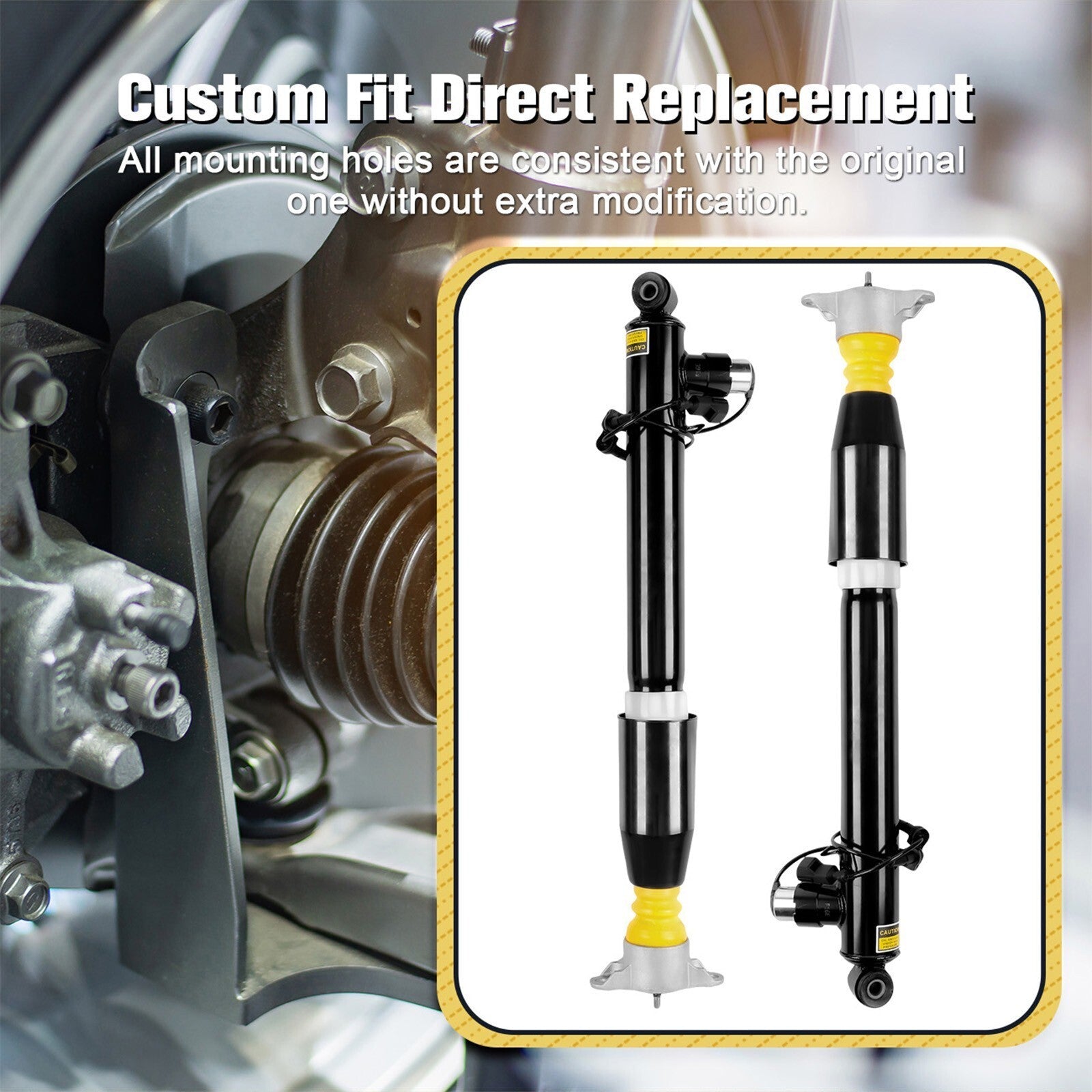 Pair Rear Shock Absorbers Struts For 2015-19 Lincoln MKC EJ7Z18125G Electronic