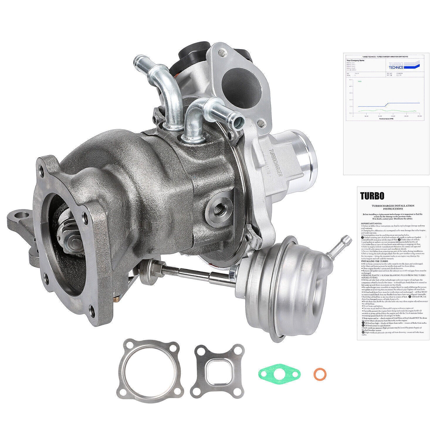 Turbo Turbocharger NEW For Ford EcoSport Focus Fiesta 1.0L 3zyl CM5G6K682HB