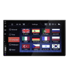 7" Car Radio Apple Andriod Carplay Car Stereo Touch Screen Double 2Din+Camera US