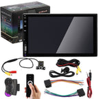 7" Car Radio Apple Andriod Carplay Car Stereo Touch Screen Double 2Din+Camera US