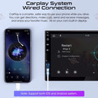 7" Car Radio Apple Andriod Carplay Car Stereo Touch Screen Double 2Din+Camera US