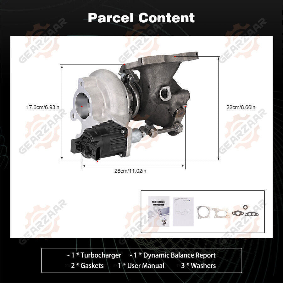 49373-07011 New Turbo Turbocharger For 2016-2021 Honda Civic CR-V 1.5L L15B7