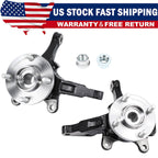 Pair Front LH RH Wheel Bearing Hub Knuckle Assembly Fits 13-19 Nissan Versa 1.6L