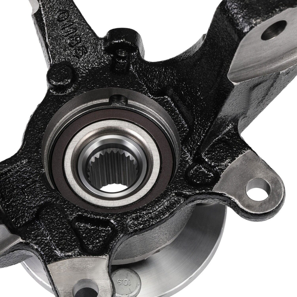 Pair Front LH RH Wheel Bearing Hub Knuckle Assembly Fits 13-19 Nissan Versa 1.6L