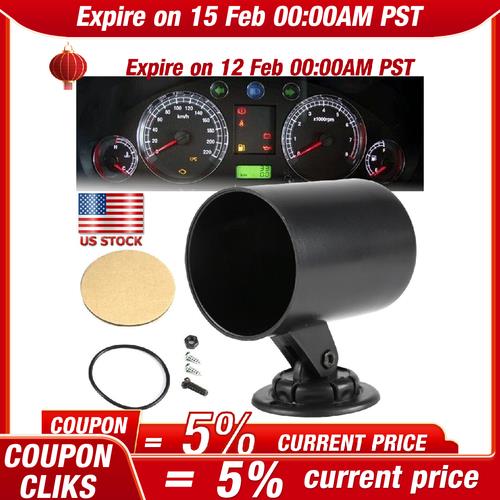 2" 52mm UNIVERSAL SINGLE GAUGE Holder SWIVEL MOUNT METER POD CUP FOR CAR US