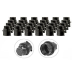Wheel Nut Cover Replaces GM Black 9593028 fits Buick Chevy GMC Pontiac（20）