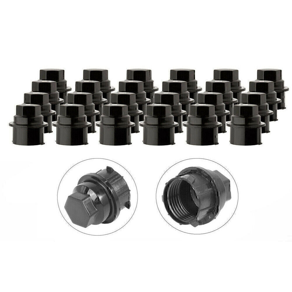 Wheel Nut Cover Replaces GM Black 9593028 fits Buick Chevy GMC Pontiac（20）