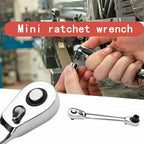 Gearzaar 1/4" Mini Double-Ended Quick Socket Ratchet Wrench Rod Screwdriver Bit*