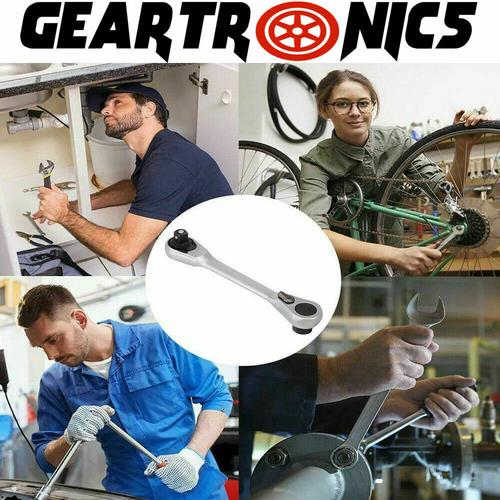 Gearzaar 1/4" Mini Double-Ended Quick Socket Ratchet Wrench Rod Screwdriver Bit*