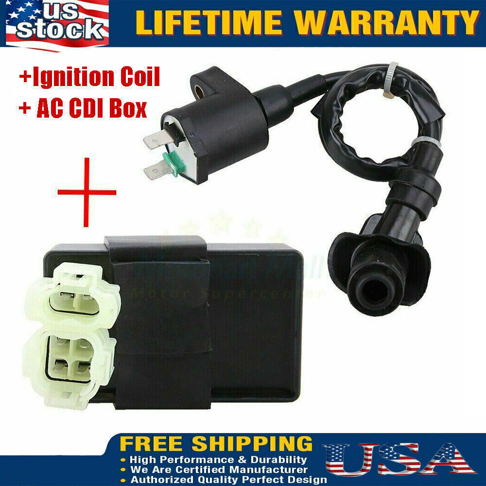 AC CDI Box Ignition coil for Honda FourTrax 200 TRX200 TRX200D TRX200SX 2x4 6pi!