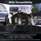 EV Charger 16A Electric Car Portable Charging Cable NEMA6-20 EVSE 110V-220V US
