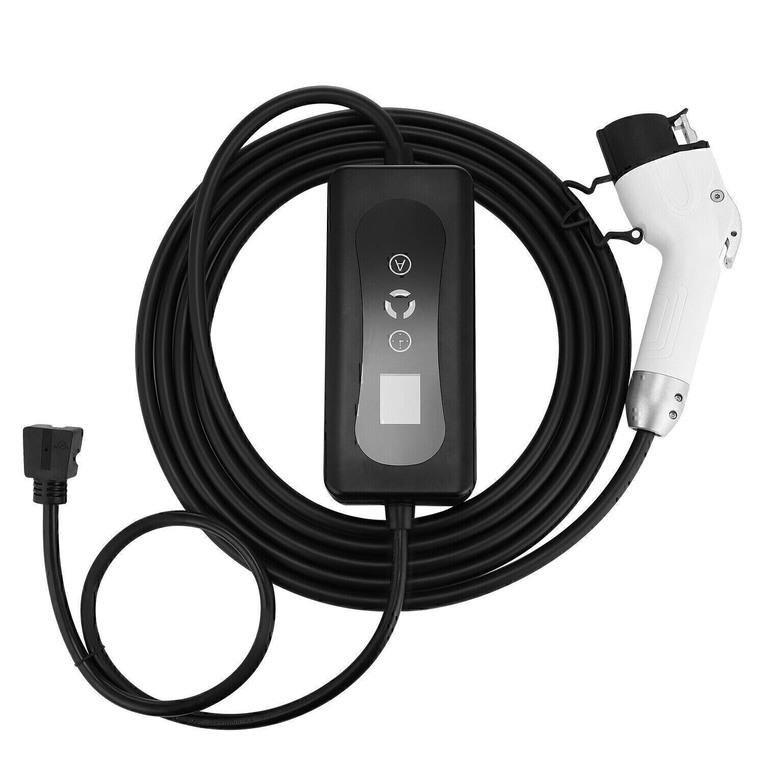 EV Charger 16A Electric Car Portable Charging Cable NEMA6-20 EVSE 110V-220V US