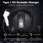 EV Charger 16A Electric Car Portable Charging Cable NEMA6-20 EVSE 110V-220V US