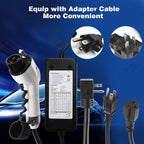 EV Charger 16A Electric Car Portable Charging Cable NEMA6-20 EVSE 110V-220V US