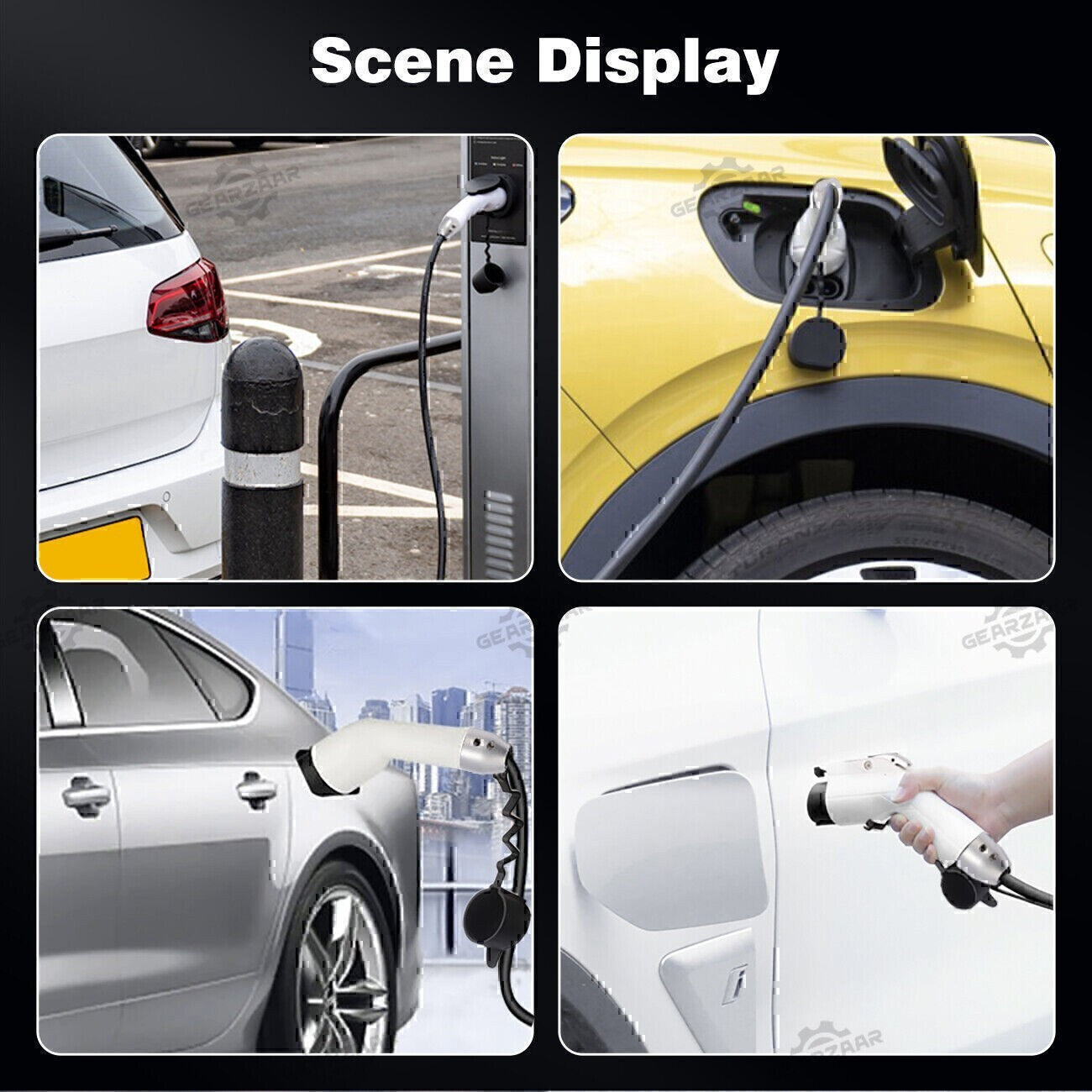 EV Charger 16A Electric Car Portable Charging Cable NEMA6-20 EVSE 110V-220V US