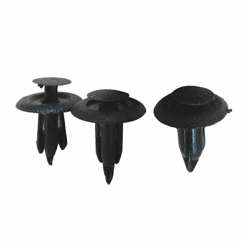 100Pack Fender Clips Trim Car Auto Push Pin Rivet Bumper Fastener Panel Retaine!
