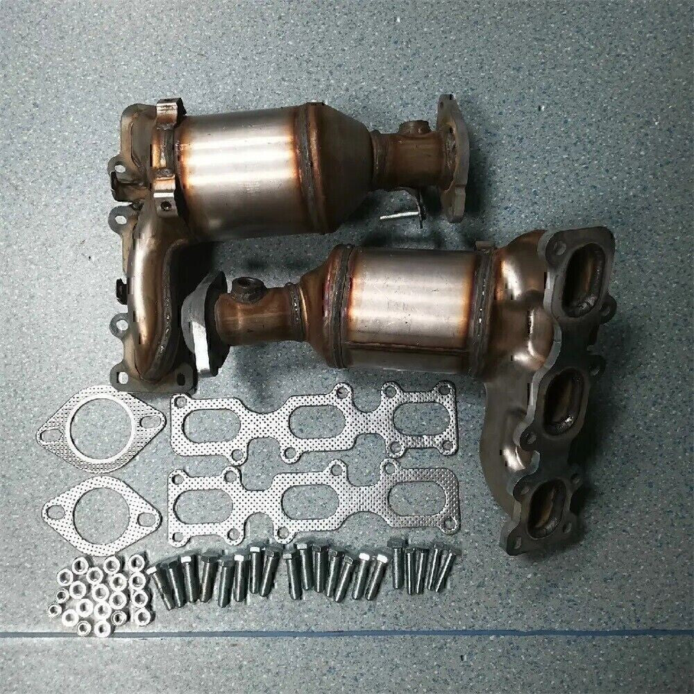 Set of 2 Catalytic Converter For 2013-2019 Ford Explorer Front Left + Right