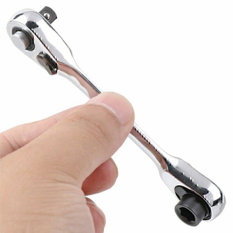 Mini 1/4inch Double Ended Quick Socket Ratchet Wrench Rod Screwdriver Bit 1PC US