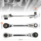 Mini 1/4inch Double Ended Quick Socket Ratchet Wrench Rod Screwdriver Bit 1PC US