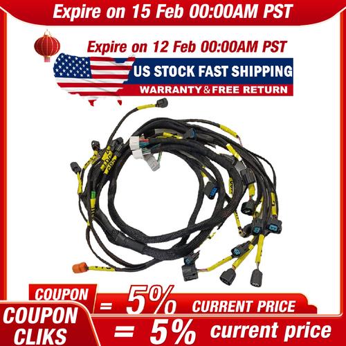 K20 K24 K Series Tucked Engine Charge Harness For Civic RSX Si K-Swap Integra EK