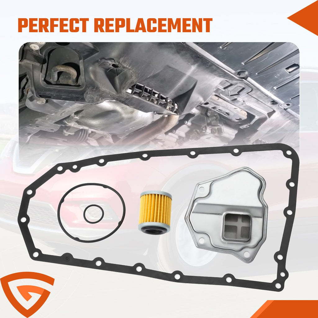 Auto Transmission Filter Oil Pan Gasket Kit For Nissan Rogue Altima Juke Eltqjsw