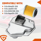 Auto Transmission Filter Oil Pan Gasket Kit For Nissan Rogue Altima Juke Eltqjsw