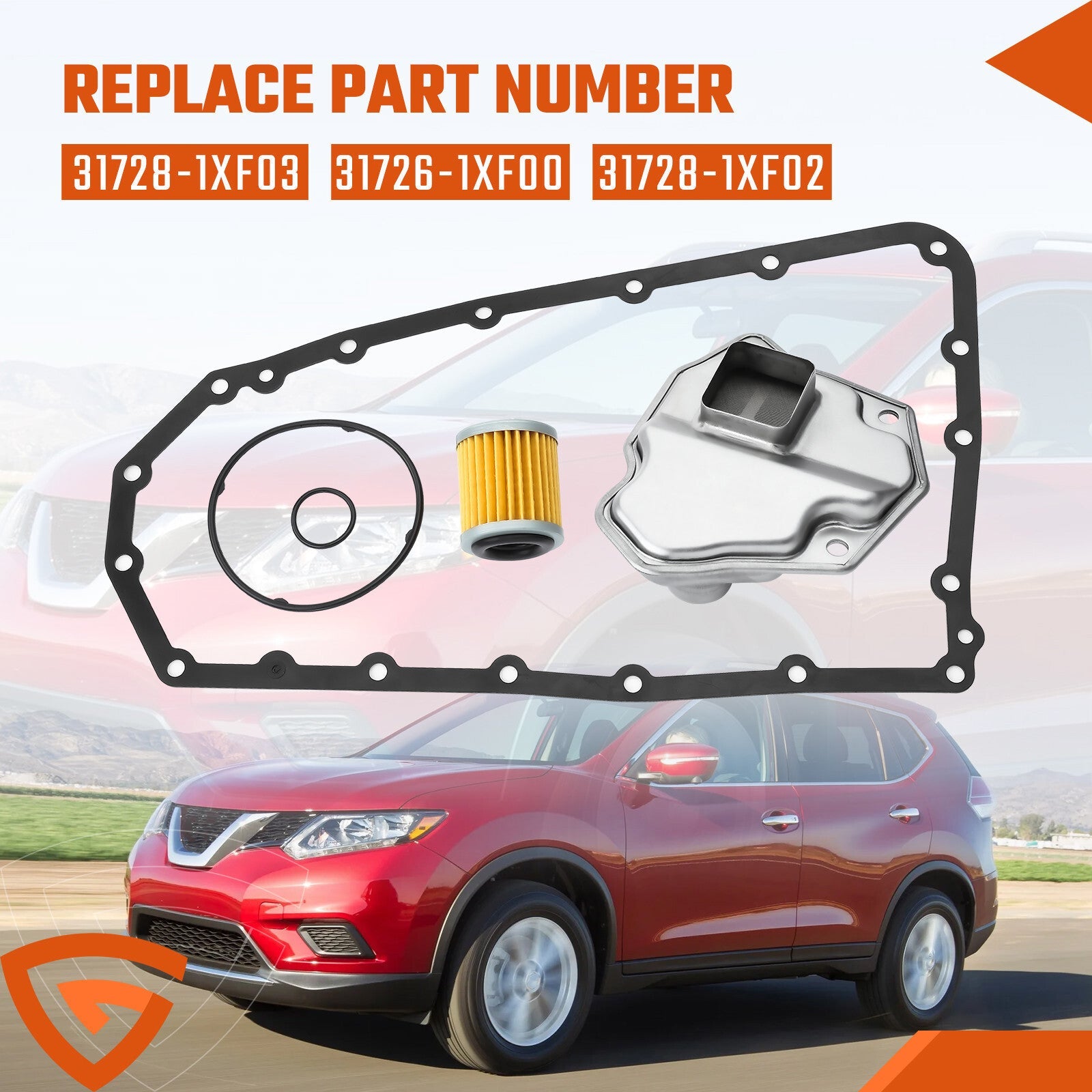 Auto Transmission Filter Oil Pan Gasket Kit For Nissan Rogue Altima Juke Eltqjsw