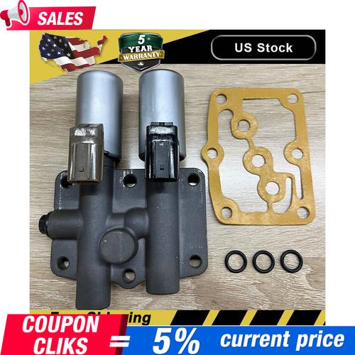 For Honda Accord Transmission Dual Linear Shift Solenoid w/ Gasket 28250-P6H-02*