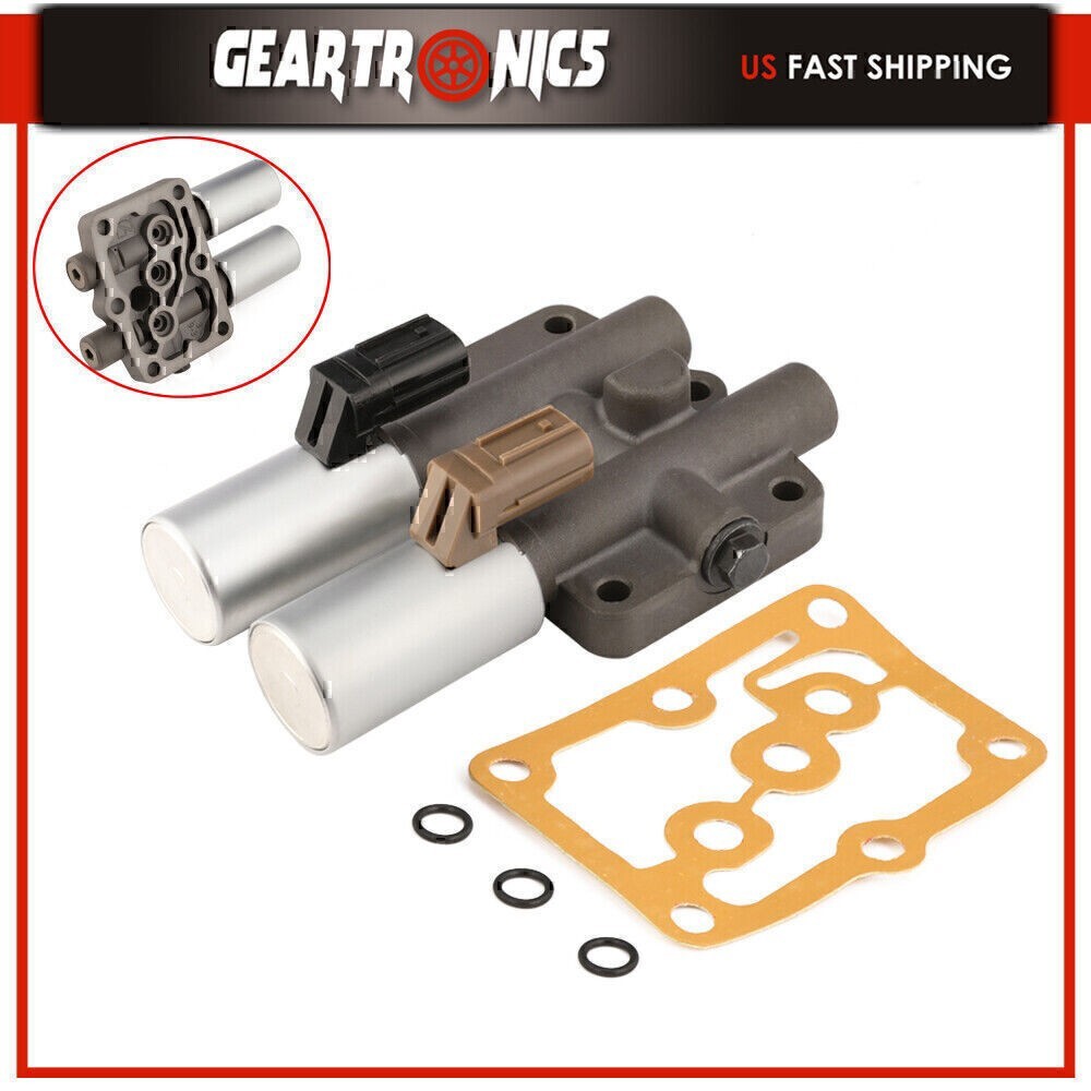 For Honda Accord Transmission Dual Linear Shift Solenoid w/ Gasket 28250-P6H-02*
