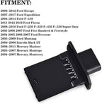 Front A/C Heater Blower Motor Resistor Fits 2008 09-2012 Ford Escape 04-14 F-150