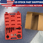 13Pcs Power Steering Pump Pulley Puller Remover & Alternator Installer Tool A