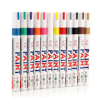 12pcs set Waterproof Permanent Paint Marker Pen Car Tyre Tire Tread Rubber Metal