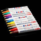 12pcs set Waterproof Permanent Paint Marker Pen Car Tyre Tire Tread Rubber Metal