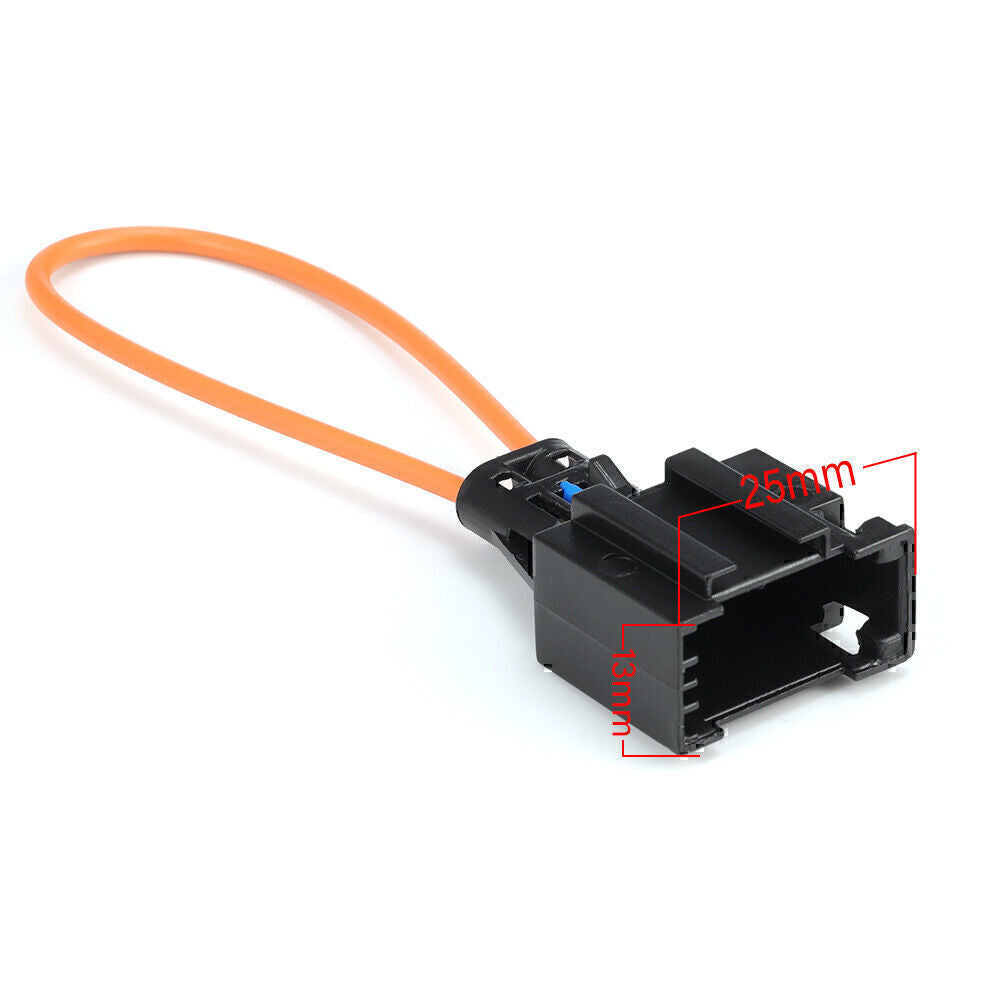 MOST Fiber Optic optical Loop Bypass Female Adapter for Mercedes BMW Porsche ,Q7