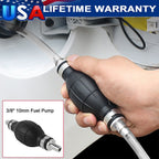 3/8'' Hand Primer Bulb Outboard Auto Marine Boat Gas Fuel Line Pump All Fuels