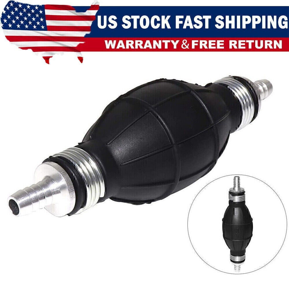 3/8'' Hand Primer Bulb Outboard Auto Marine Boat Gas Fuel Line Pump All Fuels