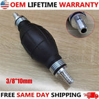 3/8'' Hand Primer Bulb Outboard Auto Marine Boat Gas Fuel Line Pump All Fuels
